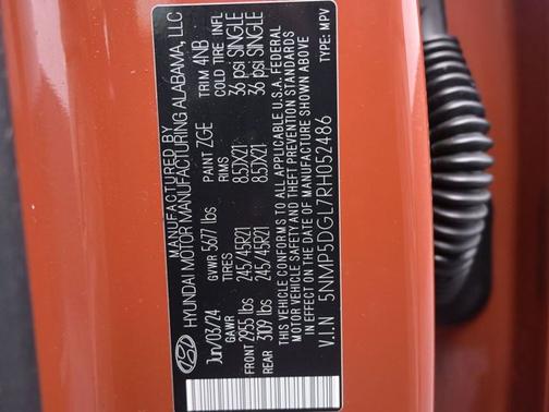 2024 Hyundai SANTA FE Calligraphy