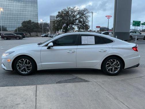 Quartz White 2021 Hyundai SONATA SEL