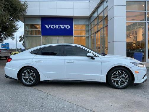 Quartz White 2021 Hyundai SONATA SEL