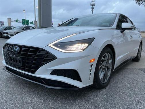 Quartz White 2021 Hyundai SONATA SEL