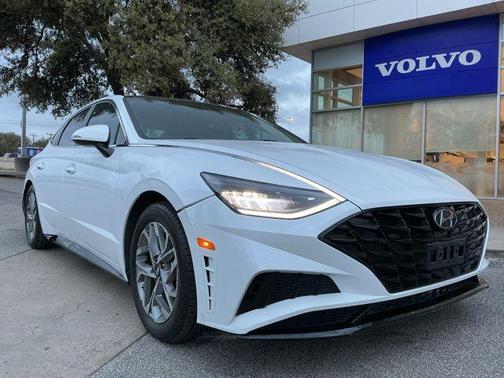 Quartz White 2021 Hyundai SONATA SEL
