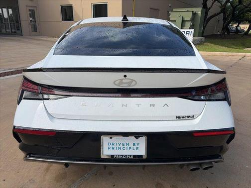 Atlas White 2025 Hyundai ELANTRA N Line