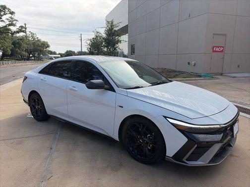 Atlas White 2025 Hyundai ELANTRA N Line