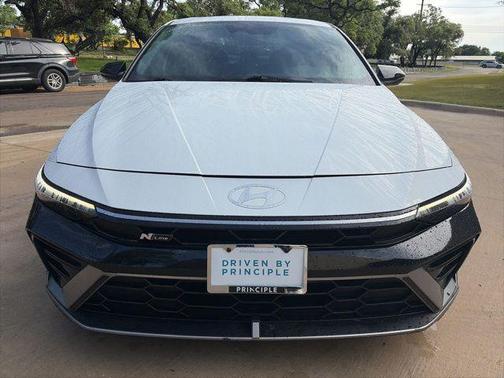 Atlas White 2025 Hyundai ELANTRA N Line