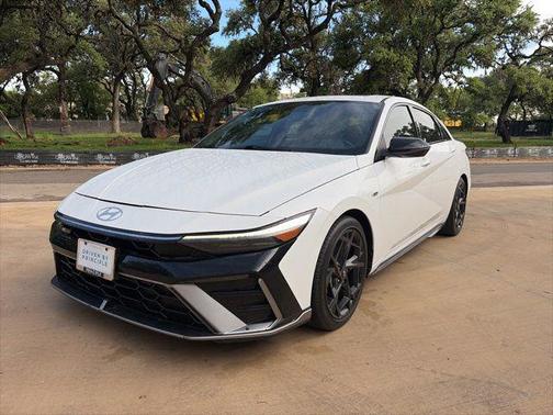 Atlas White 2025 Hyundai ELANTRA N Line