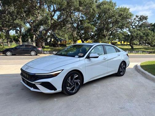 Serenity White 2025 Hyundai ELANTRA SEL