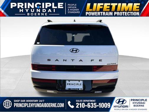 Serenity White 2025 Hyundai SANTA FE HEV Calligraphy
