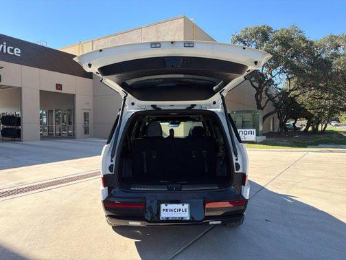 Serenity White 2025 Hyundai SANTA FE HEV Calligraphy