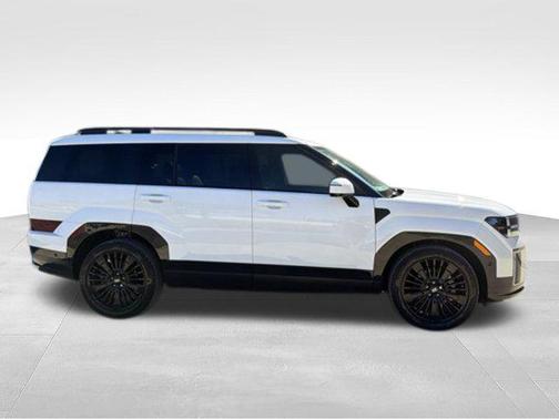 Serenity White 2025 Hyundai SANTA FE HEV Calligraphy