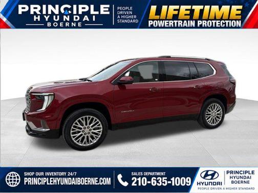 Volcanic Red Tintcoat 2024 GMC Acadia Denali