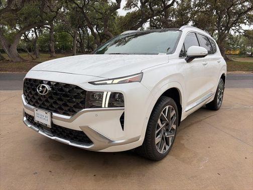 Serenity White Pearl 2023 Hyundai SANTA FE Calligraphy