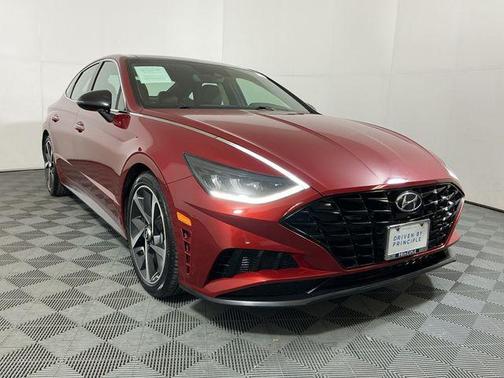 Ultimate Red 2023 Hyundai SONATA SEL Plus