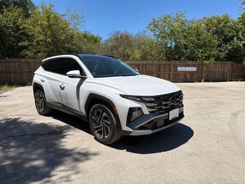 Creamy White Pearl 2026 Hyundai TUCSON Hybrid Limited