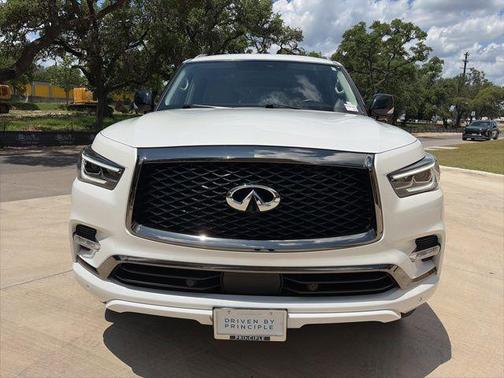 Moonstone White 2023 INFINITI QX80 PREMIUM SELECT