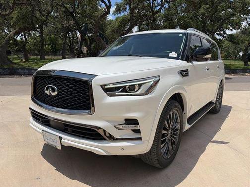 Moonstone White 2023 INFINITI QX80 PREMIUM SELECT