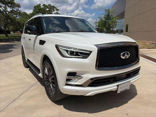 Moonstone White 2023 INFINITI QX80 PREMIUM SELECT