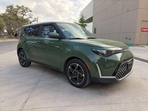 Undercover Green 2023 Kia Soul EX
