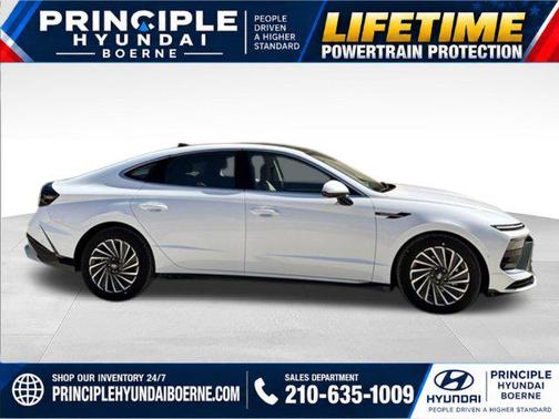 Serenity White 2027 Hyundai SONATA Hybrid Limited