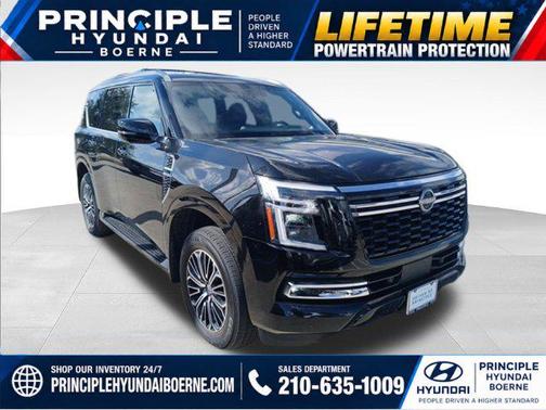 Super Black 2025 Nissan Armada Platinum 2WD