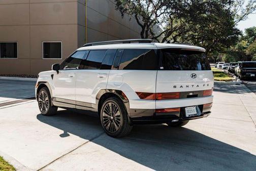 Serenity White 2026 Hyundai SANTA FE HEV Calligraphy