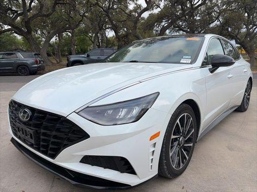 Quartz White 2020 Hyundai SONATA SEL Plus