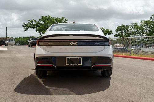 Serenity White 2025 Hyundai SONATA Hybrid SE
