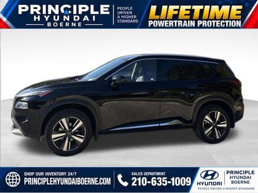 Super Black 2023 Nissan Rogue Platinum