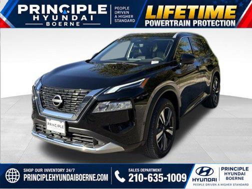 Super Black 2023 Nissan Rogue Platinum