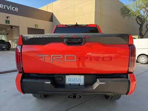 Orange 2022 Toyota Tundra Hybrid TRD Pro