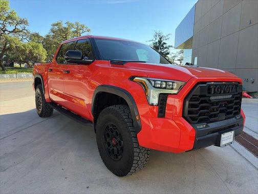 Orange 2022 Toyota Tundra Hybrid TRD Pro