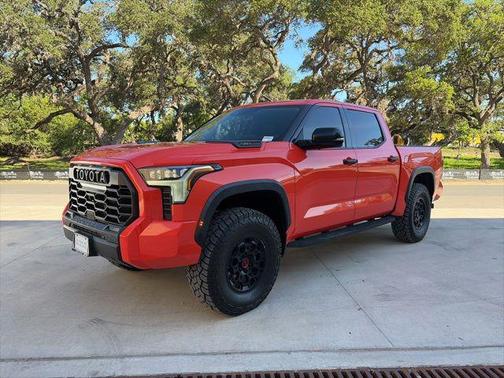 Orange 2022 Toyota Tundra Hybrid TRD Pro