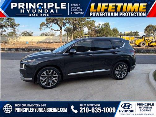 Portofino Gray 2023 Hyundai SANTA FE Calligraphy
