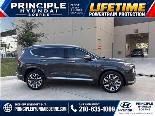 Portofino Gray 2023 Hyundai SANTA FE Calligraphy
