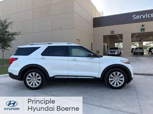 Star White Metallic Tri-Coat 2020 Ford Explorer Limited