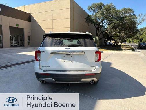Star White Metallic Tri-Coat 2020 Ford Explorer Limited