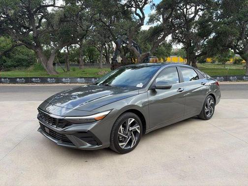 Amazon Gray 2024 Hyundai ELANTRA HEV Limited