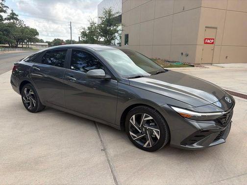 Amazon Gray 2024 Hyundai ELANTRA HEV Limited