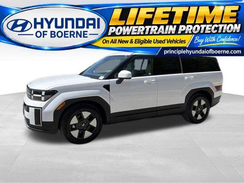 Serenity White 2026 Hyundai SANTA FE HEV SE FWD