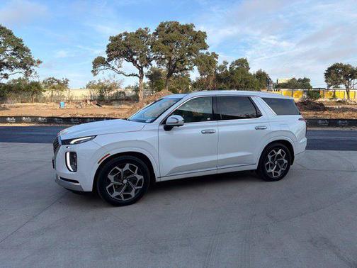 Hyper White 2021 Hyundai PALISADE Calligraphy