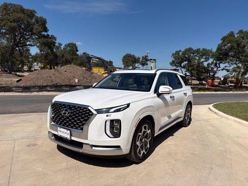 Hyper White 2021 Hyundai PALISADE Calligraphy