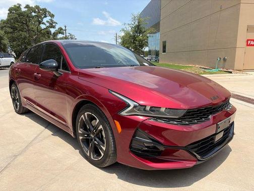 Passion Red 2021 Kia K5 GT-Line