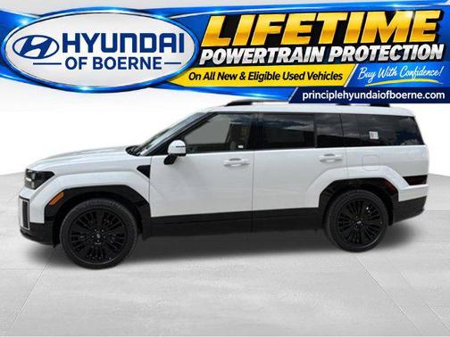 Serenity White 2027 Hyundai SANTA FE HEV Calligraphy