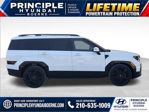 Serenity White 2027 Hyundai SANTA FE HEV Calligraphy