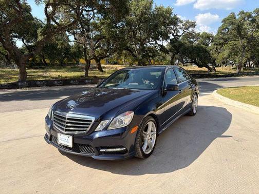 Blue 2012 Mercedes-Benz E-Class E 350