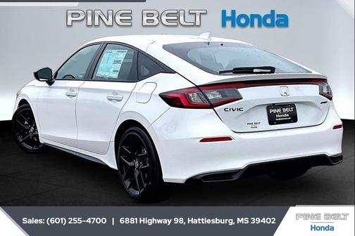 Platinum White Pearl 2026 Honda Civic Sport