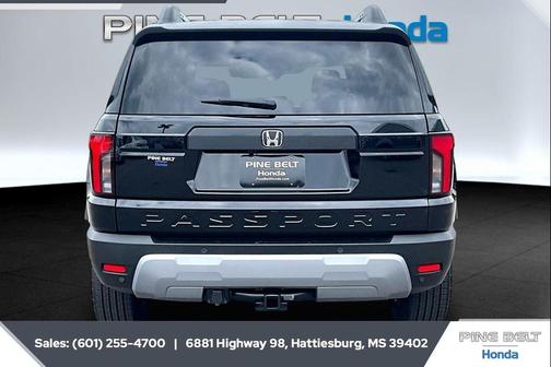 Crystal Black Pearl 2026 Honda Passport AWD RTL Towing