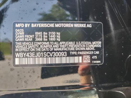 2025 BMW i7 eDrive50