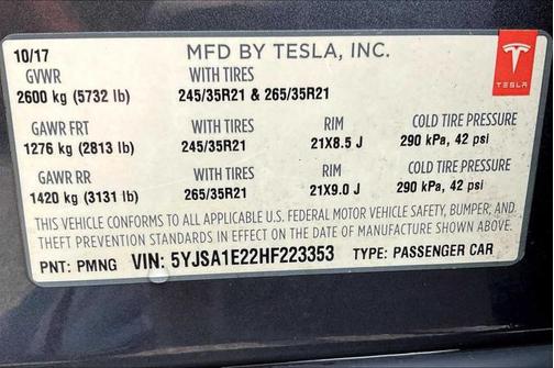 2017 Tesla Model S 60D