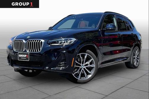 Black 2022 BMW X3 xDrive30i