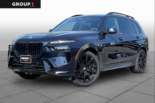 Carbon Black Metallic 2025 BMW X7 xDrive40i